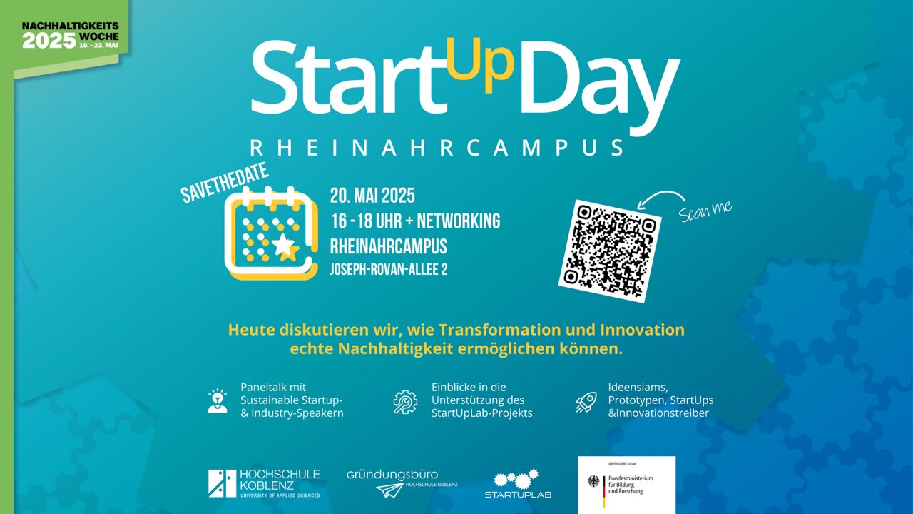 Grafik Sustainable StartUpDay 20.05.2025