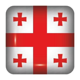 Flagge von Georgien
