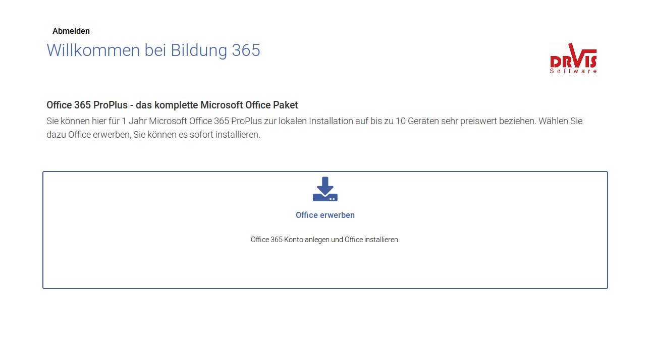 Anleitung zum Installieren von Office 365 Pro-Plus