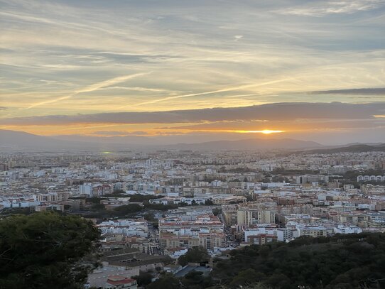 Aerial view of a city in Spain