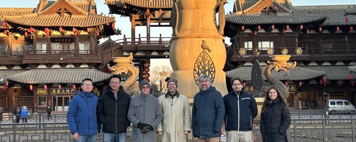 Abgesandte des Fachbereichs Wirtschafts- und Sozialwissenschaften in China/Datong.