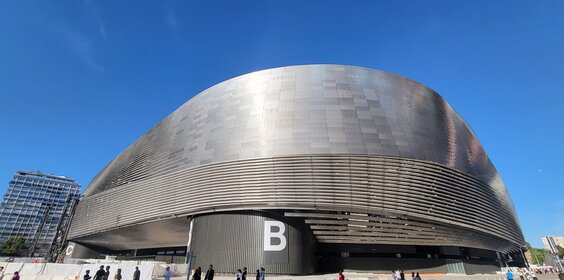 Das Bernabeu-Stadion in Madrid. 