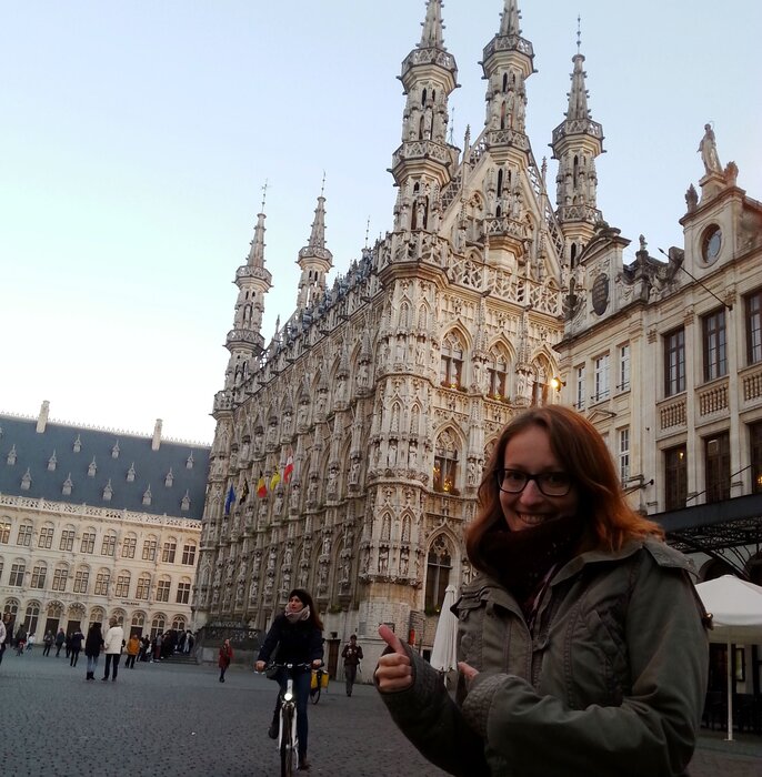 Aline in Belgium