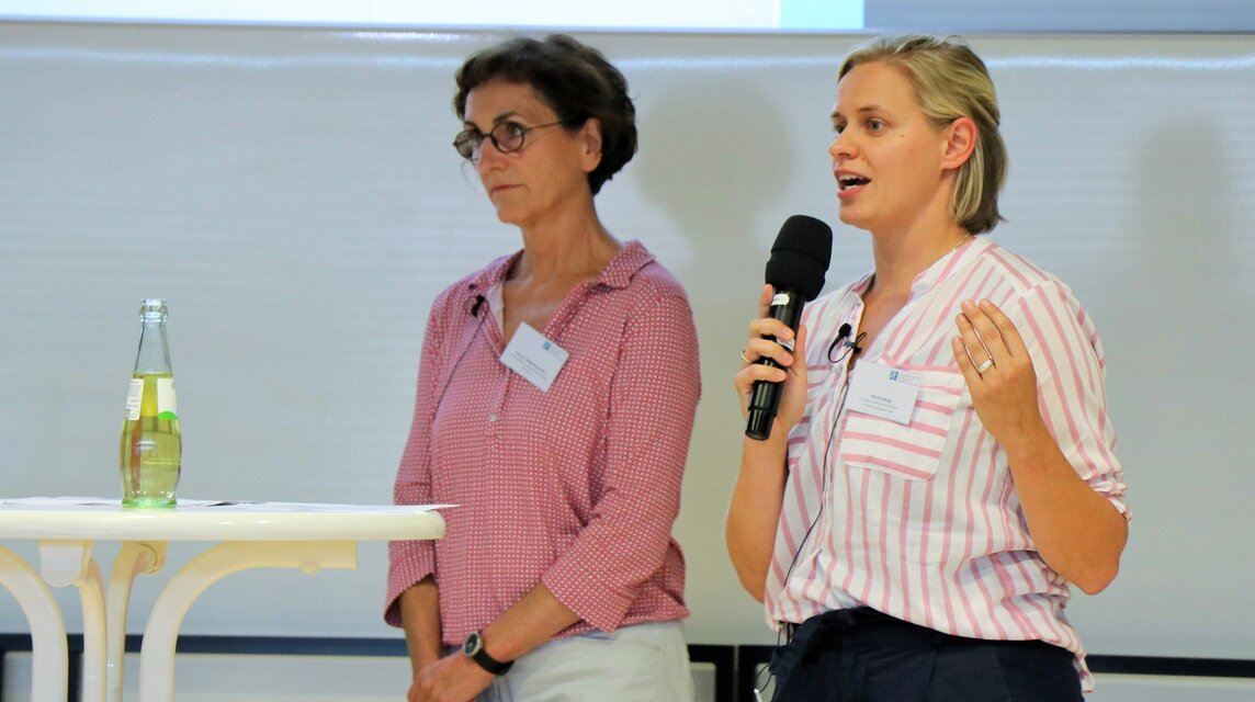 Best Practice Vortrag von Prof. Dr. Magdalena Stülb und Nicole Moog