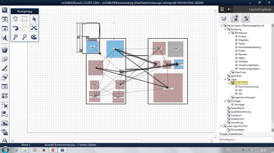 erweiterte digitale Fabrikplanung