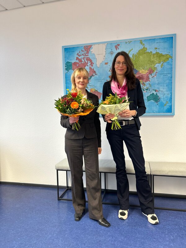 Prof. Dr. Sibylle Treude und Prof. Dr. Alexandra Moritz 