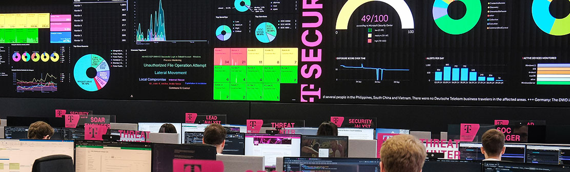 Im Cyber Defense Center der Telekom in Bonn