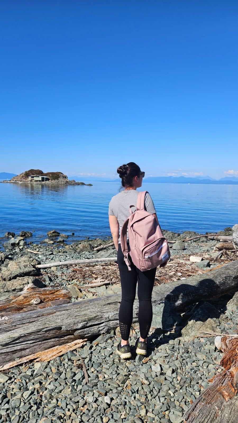 Studentin auf Vancouver Island